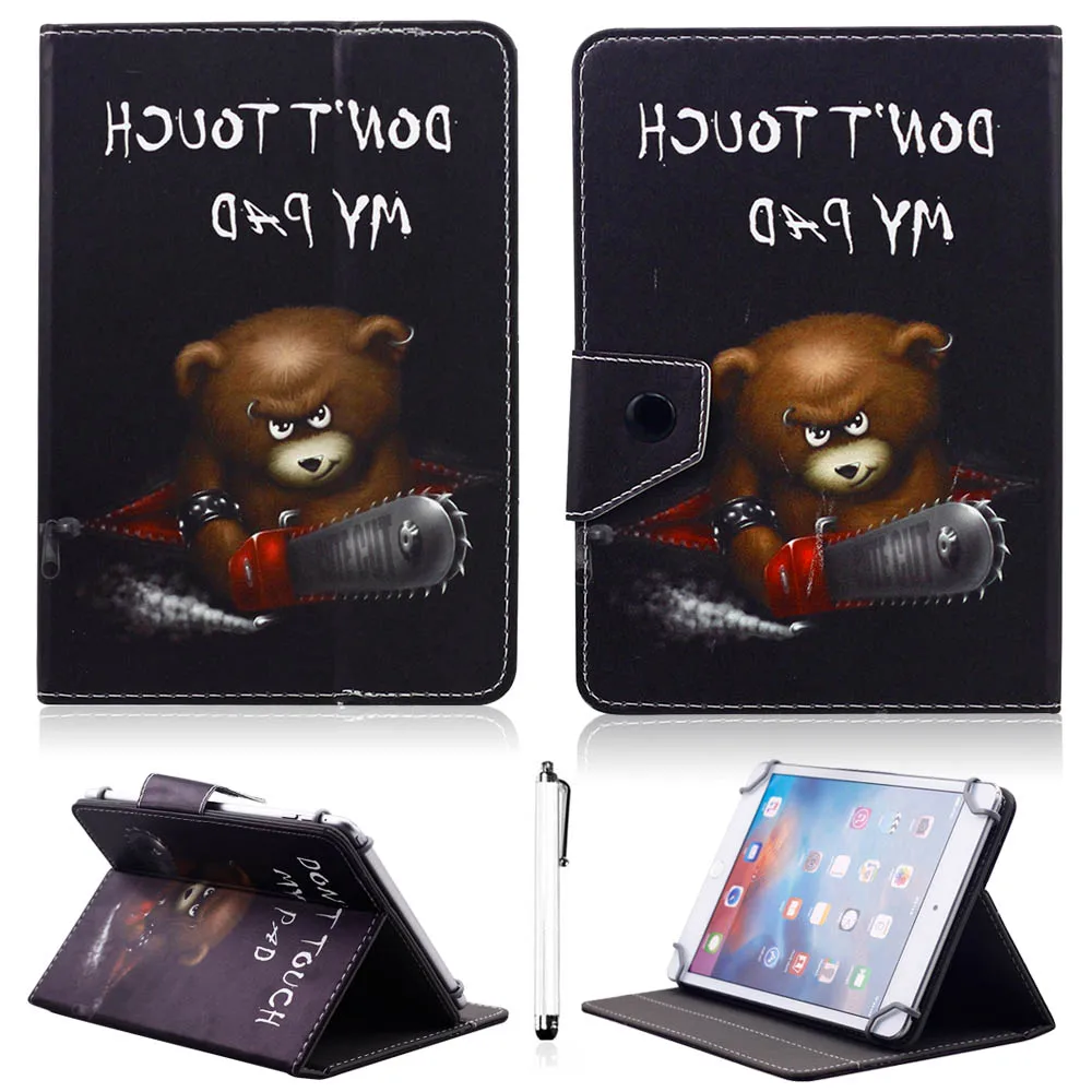 PU Leather Universal 9.7 inch 10 inch 10.1 inch Tablet PC Case Flip Stand Smart Cover for iPad Samsung Lenovo Tablets Case Coque (5)