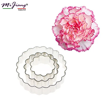 

Carnation Flower Mold Fondant Cookie Cutter Stainless Steel Cake Decorating Tools Baking Tools for Cakes Sugar Petals Mould A305