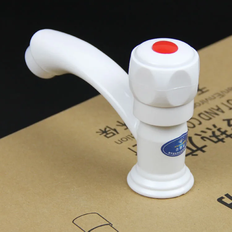 G 1/2" Plastic single hole water tap handrinse basin single cold faucet