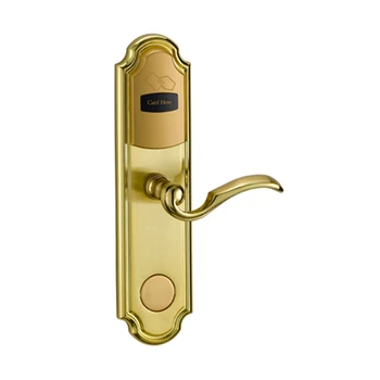 

Hotel rfid high security door handle intelligent sensor locks