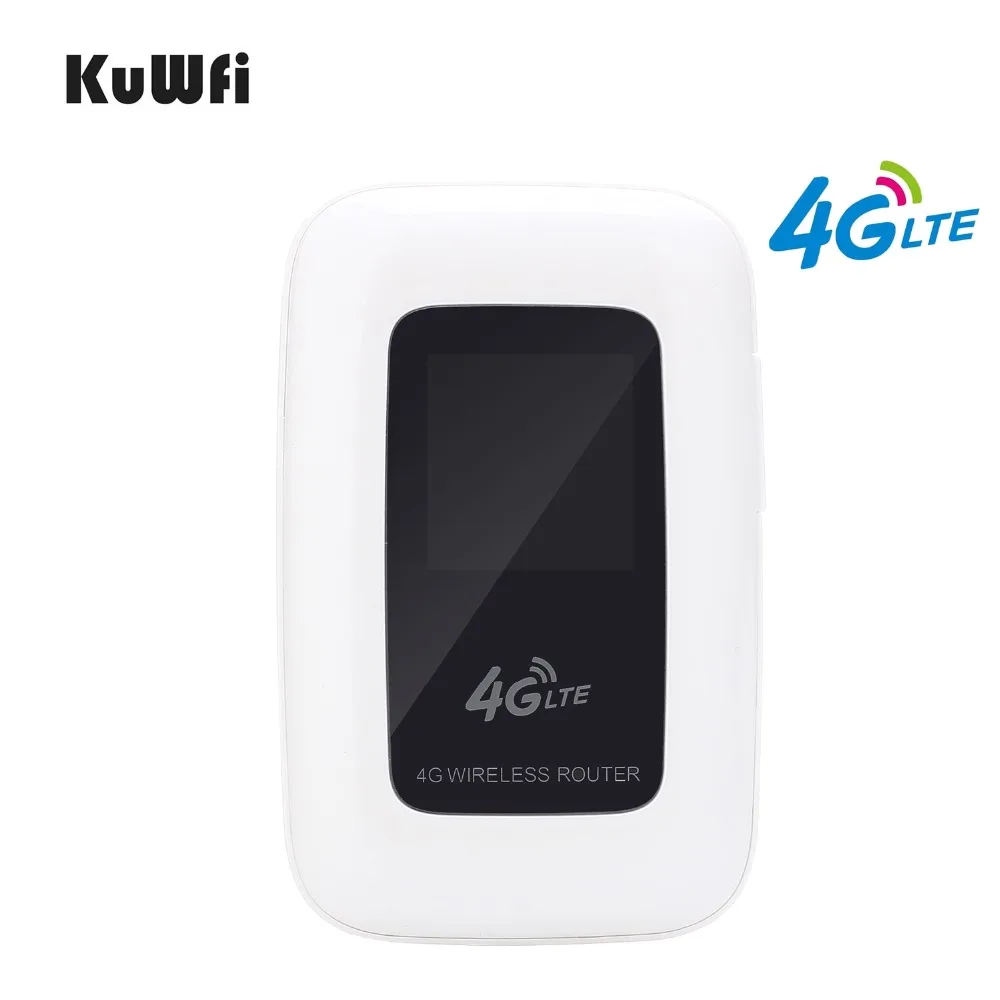 KuWfi 4G беспроводной lte роутер Мини Портативный 3g/4G FDD TDD wifi Мобильный Wi Fi точка