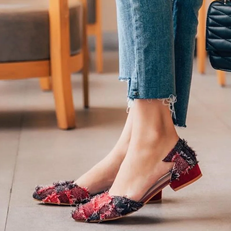 

Summer Women Flats Fabric Slip on Flat Shoes Transparent Ballet Flats Low Heels Woman Shoes Fashion Boat Shoe zapatos mujer N011
