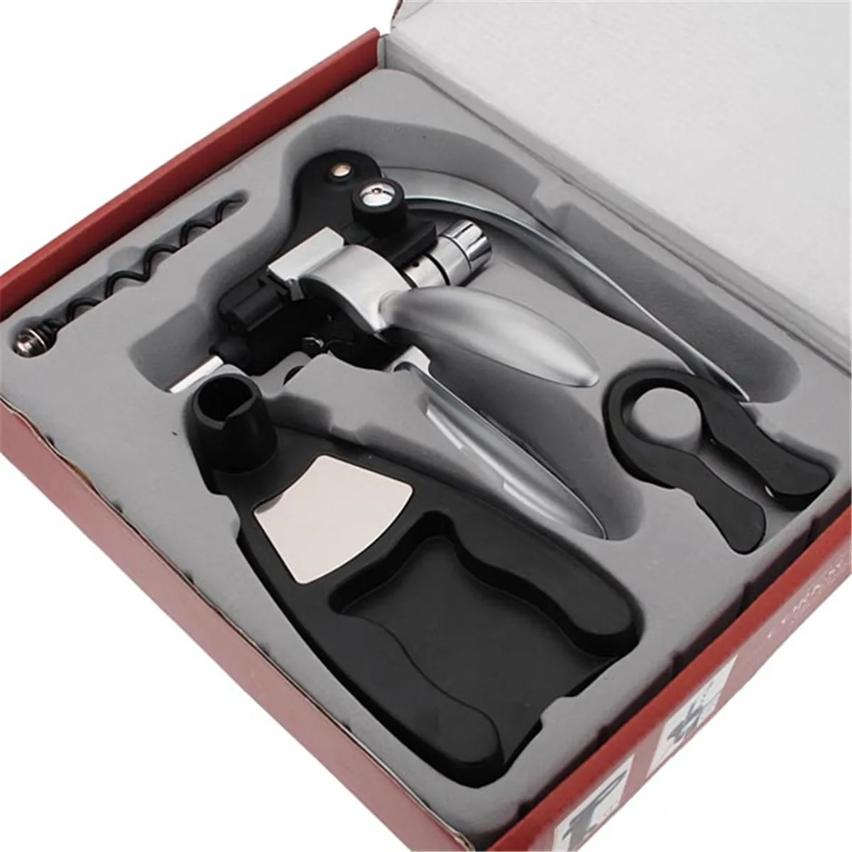 

Rabbit Red Wine Opener Box Tool Cork Bottle Tire Corkscrew Pourer Easy Use Suitable