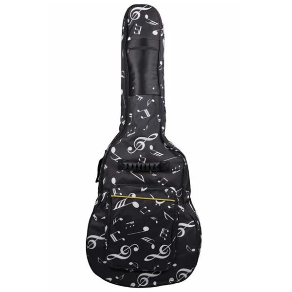 

HCH-41 Inch Dual Adjustable Shoulder Strap Acoustic Guitar Gig Bag - Black