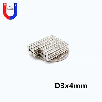 

Selling 100pcs Disc 3 x 4 mm Super Strong Rare-Earth Disc Neodymium Magnets 3x4 Models Neodymium neodimio imanes 3*4MM