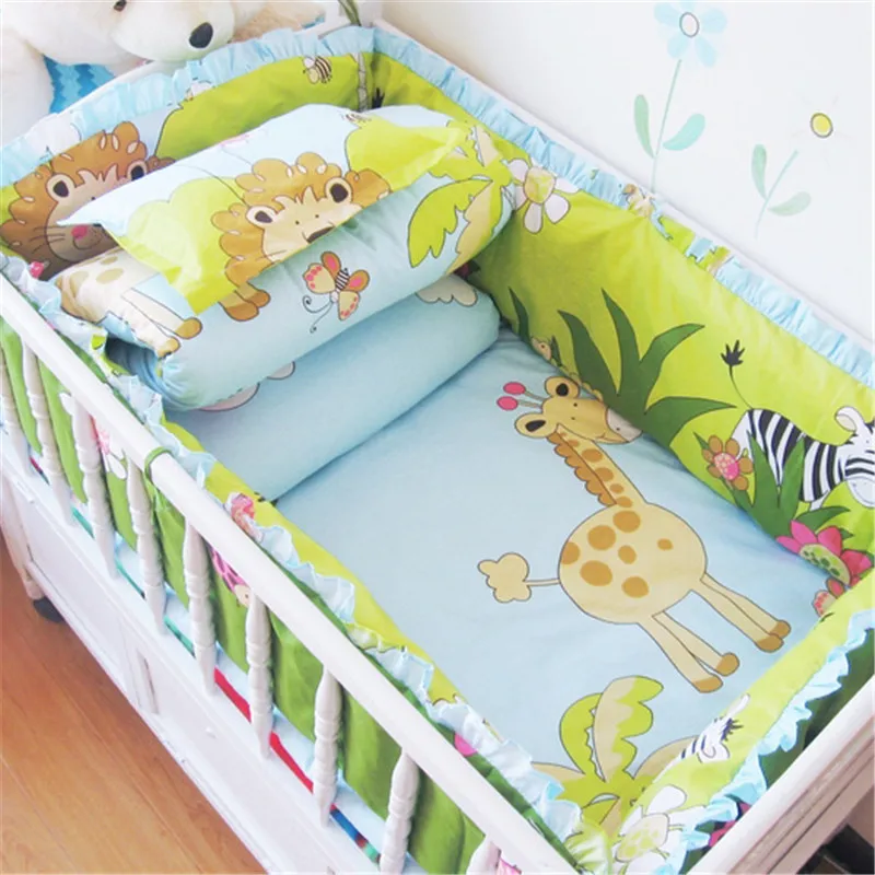 6Pcs Baby Crib Cotton Bed Bumpers Bedding Set Kids Bedding Sets Newborn Baby Bed Set Crib Bumper Baby Bumper Cot Set for Infant 6Pcs Baby Crib Cotton Bed Bumpers Bedding Set Kids Bedding Sets Newborn Baby Bed Set Crib Bumper Baby Bumper Cot Set for Infant