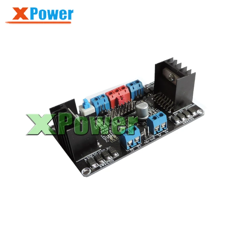 

Free shipping For Drive 4pcs DC Motors SCM Smart Car Driver Module L298NS 6V-12v DC Motor Drive Board Module