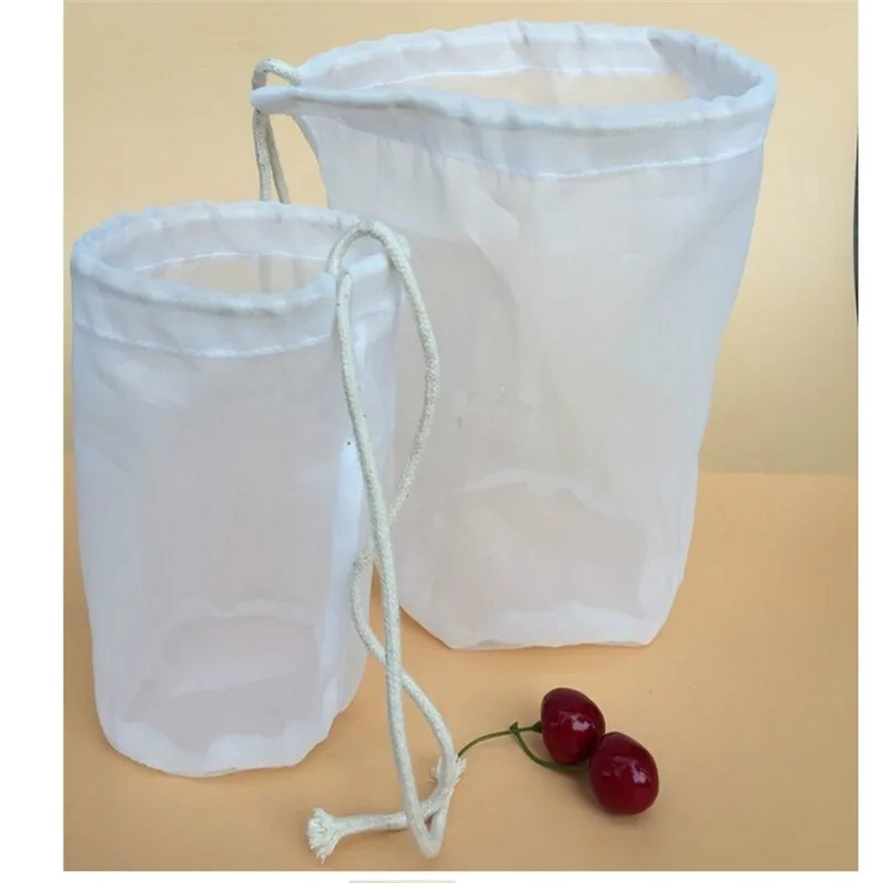 Nut Milk Bag Big 10*15cm Commercial Grade Reusable Almond Milk Bag