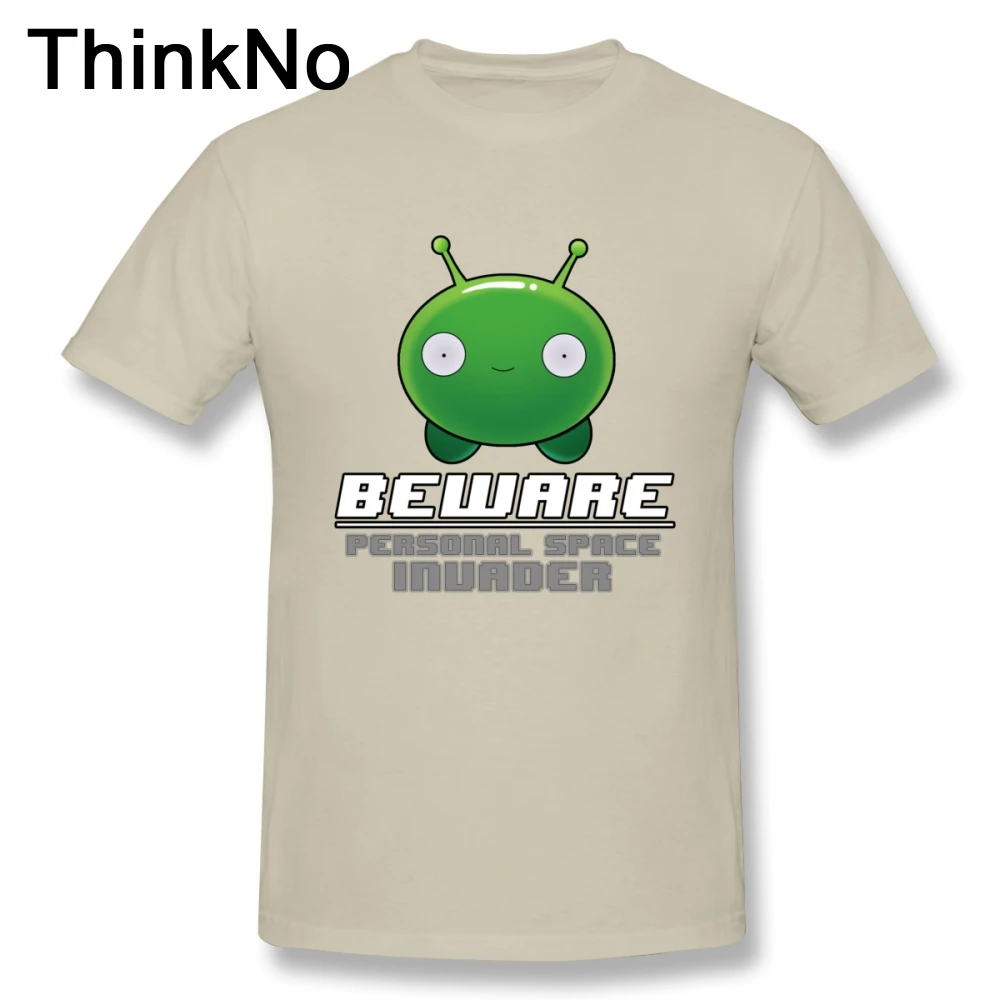 Для мужчин Mooncake Personal final Space t shirt Invader t shirt большой размер футболка Повседневная Топ Дизайн Лето дышащий