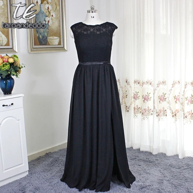 Chiffon Black Bridesmaid Dresses