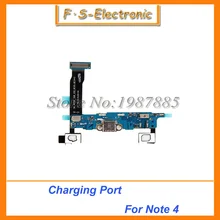 Free shipping For Samsung Note 4 N910F Dock Connector Flex Cable USB Charger Charging Port Micro USB Port Audio Headphone Jack