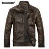 Mountainskin New Men's Leather Jackets Motorcycle PU Jacket Male Autumn Casual Leather Coats Slim Fit Mens Brand Clothing SA562 ► Photo 2/6