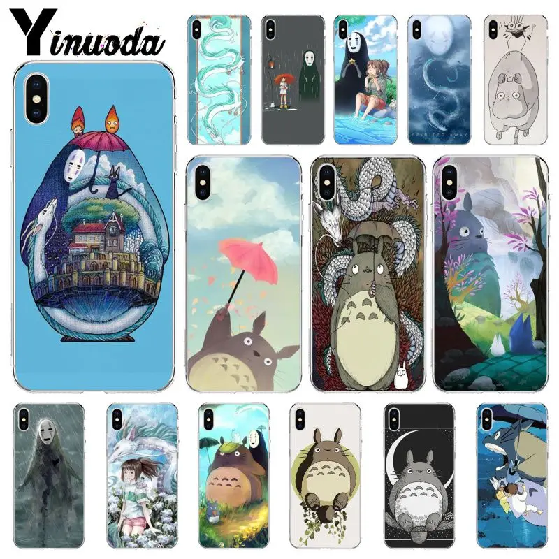 Милый чехол Yinuoda с рисунком Тоторо из мультфильма Унесенные призраками для