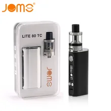 2600 mAh Caja de Acero y Negro 80 w TC Jomo Mod Lite 80 Kit de Cigarrillo electrónico de Voltaje Variable de 5-80 w E Cig Vape Mod Jomo-130