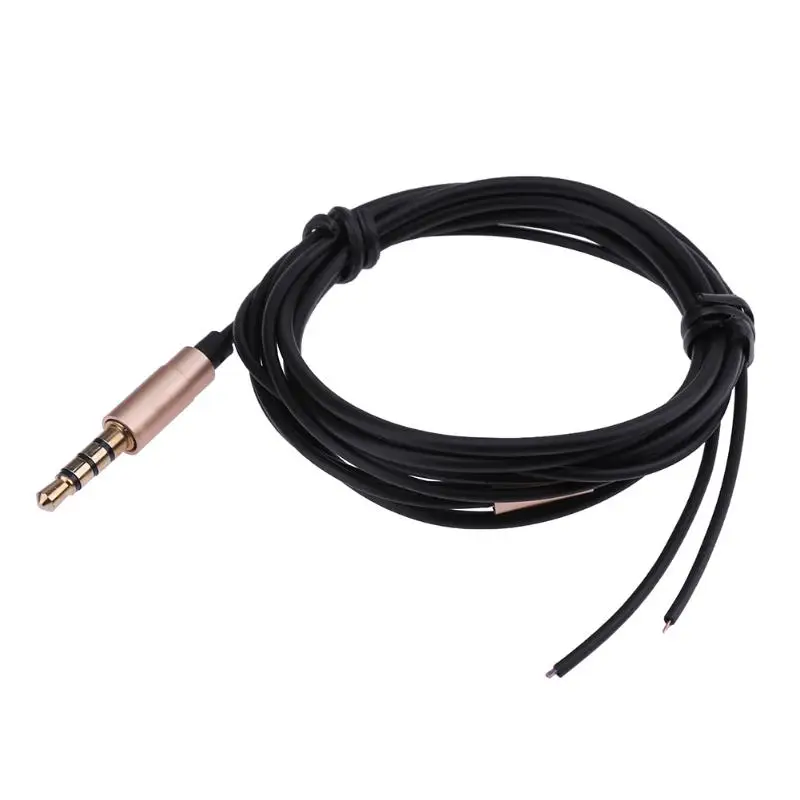 1.25m 3.5mm Earphone Replacement Repair Cables DIY Earphone Audio Cable Headphone Replacement Cable Wire Line Cord for Soldering 1.25m 3.5mm Earphone Replacement Repair Cables DIY Earphone Audio Cable Headphone Replacement Cable Wire Line Cord for Soldering