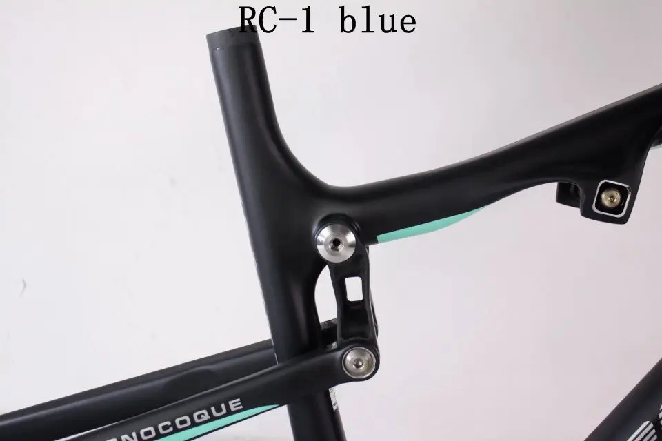 Flash Deal CECCOTTI carbon mountain bike frame full suspension BB92 disc carbon bike frame quick release MTB frame 16/18inch carbon bicycle 3