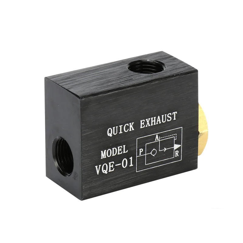 1pcs QE-01 1//8‘’ Thread Quick Exhaust Air control Pneumatic Valves