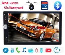 NEW 7’HD Touch Screen Car MP4 MP5 player BLUETOOTH hands free rear view camera automotivo free shipping