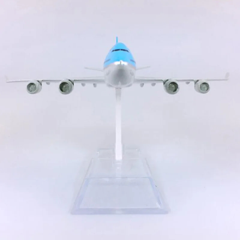 16 см 1:400 Boeing B747-400 простая модель воздушный корейский самолет с базовым сплавом самолет коллекционный дисплей игрушка модель украшения