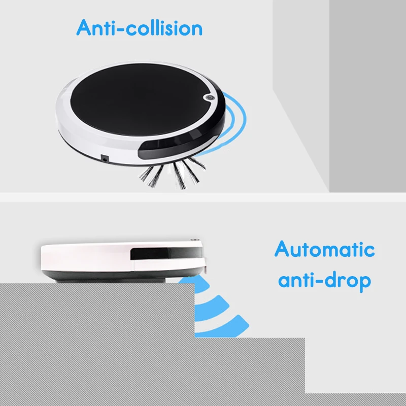  4 in 1 Rechargeable Auto Cleaning Robot Smart Sweeping Robot Dirt Dust Hair Automatic Cleaner For H - 32963500910