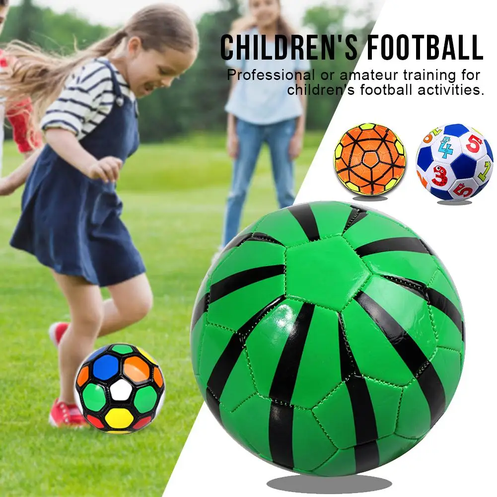 Children's Football Wear Resistant Soft Leather Inflatable Football Training Ball