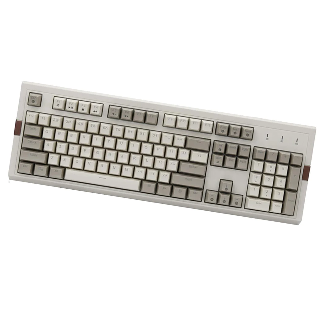 

USB Wired Mechanical Gaming Keyboard 104-Key RGB Backlit Red Shaft for Desktop Laptop