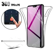 360 TPU чехол на весь корпус для huawei Honor 20 Pro покрытие силиконовым ПК для huawei P30 Pro mate 20 Lite P Smart Z прозрачный чехол