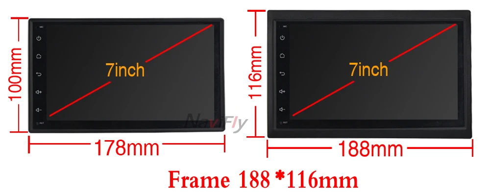 Flash Deal Android 8.1 universal car gps radio autoradio universal car multimedia stereo player head unit PC for Nissan Toyota Kia 6
