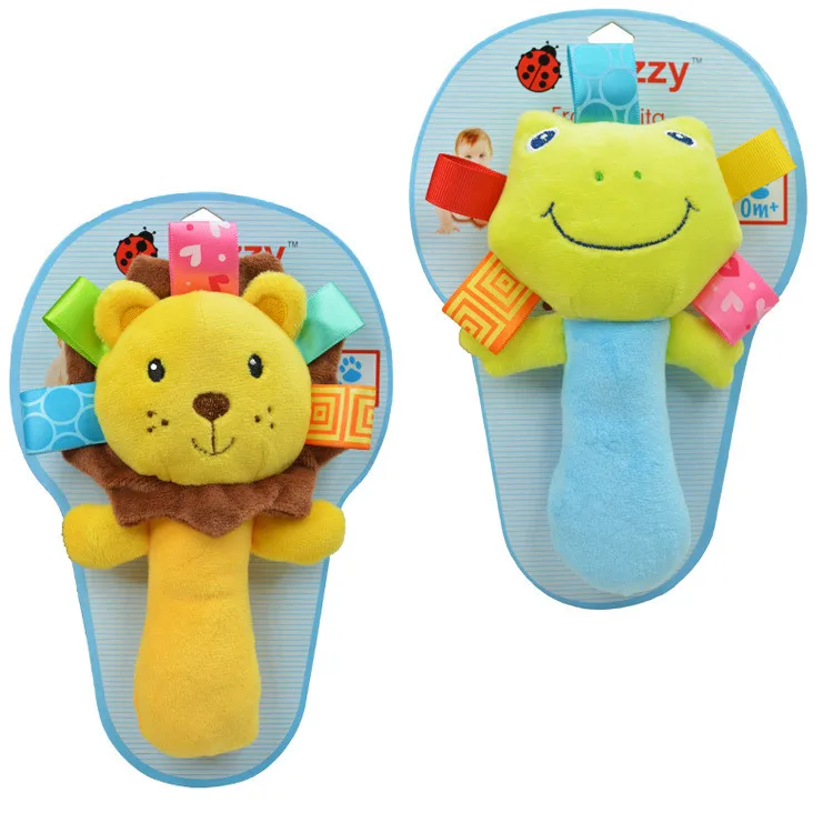 Sozzy музыкальная плюшевая погремушка для малышей, детские игрушки, животные, плюшевые игрушки, мягкие погремушки, милая игрушка для малышей