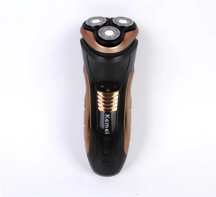 kemei 3D electric shaver face care groomer shaving machine rechargeable shaver trimmer washable beard razor men barbeador