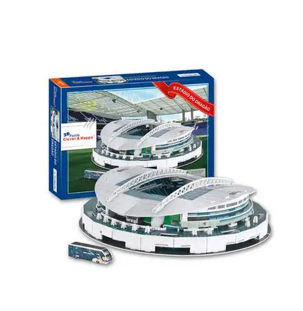 Кэндис Го 3D DIY игрушка-головоломка бумаги модель здания Estadio сделать Dragao футбольного стадиона Футбол собрать игры малыш подарок на день