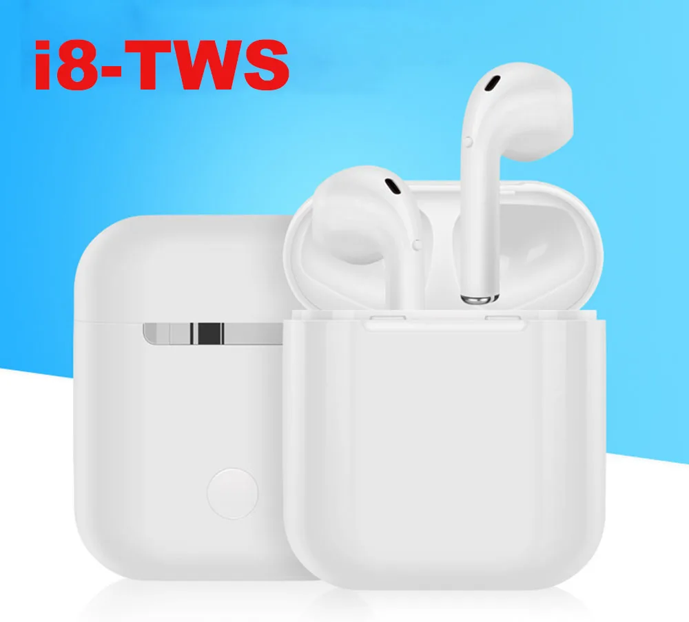 i8S TWS Headset Twins True Wireless Earphone Mini Bluetooth V4.2 Earbuds Stereo Earplug for iPhone Xiaomi Drop shipping | Электроника