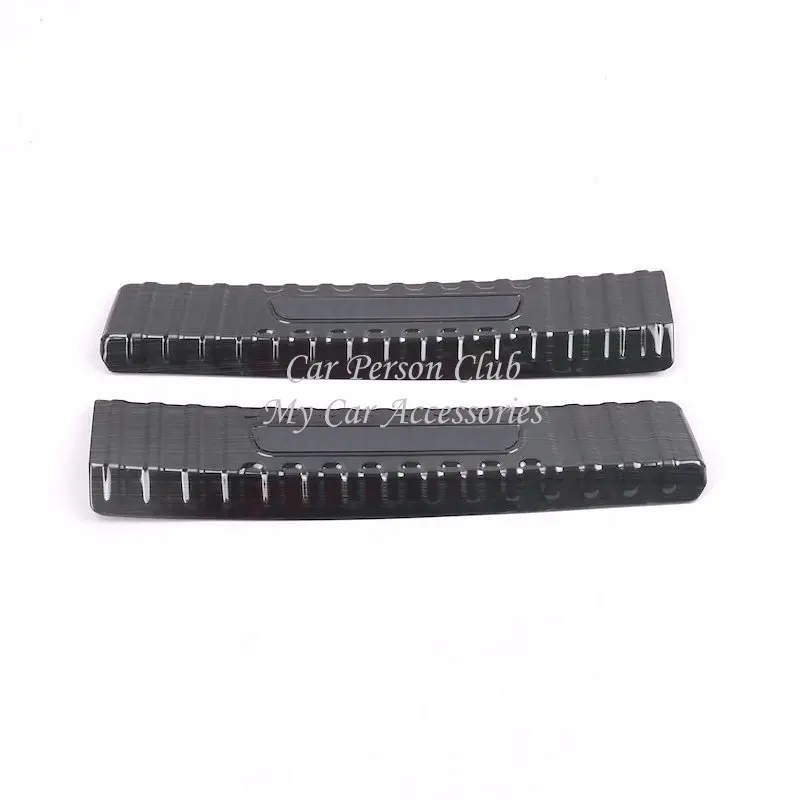 

Stainless Steel Rear Bumper Guard Tail Trunk Door Sill Pedal Protector Cover Molding Trims For VW T-CROSS 2019 Car Accessories