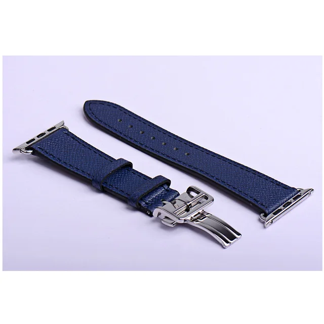 fauve barenia leather single tour deployment buckle