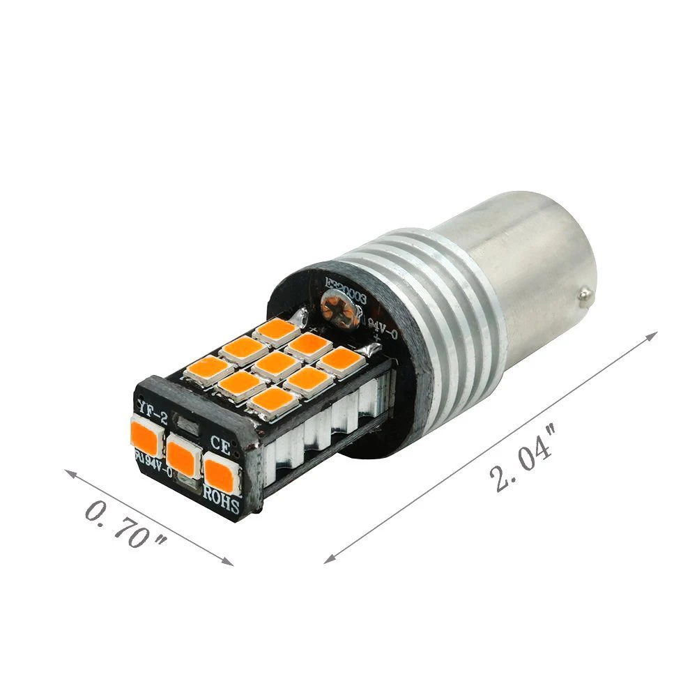 Yushuangyi 4 шт. 1156 / BA15S 21SMD 2835 светодиодсветодиодный Canbus 6000K автомобисветильник фары