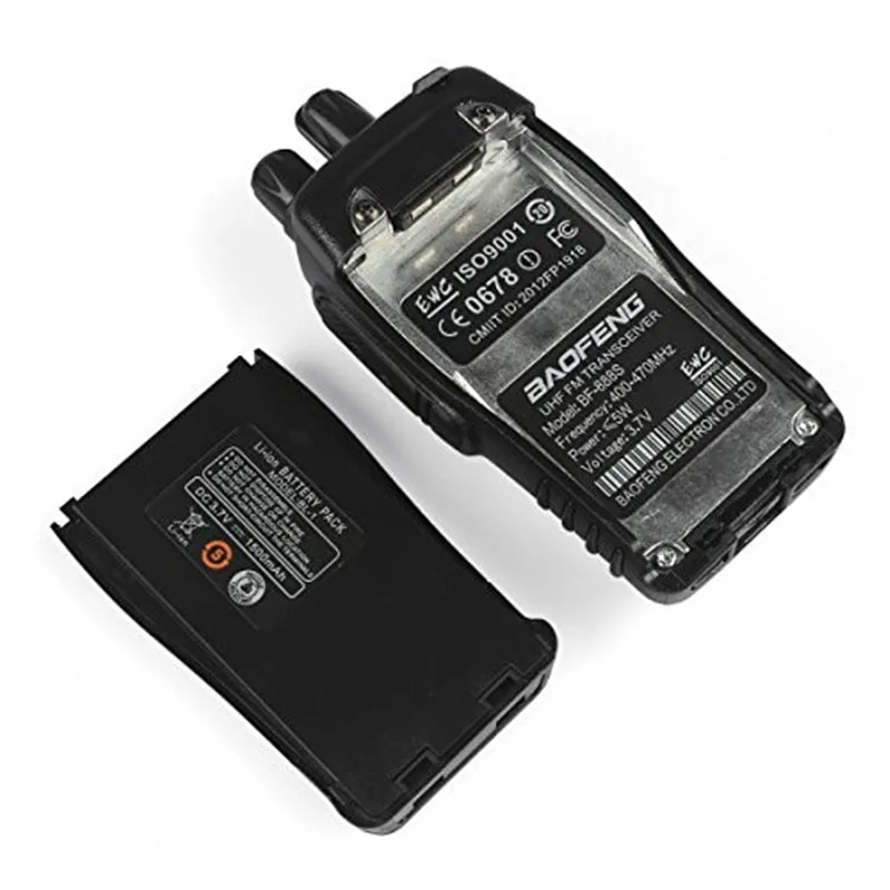 4 шт. BAOFENG BF 888S рация UHF Ham радио приемопередатчик коммуникатор портативный CB BF888S