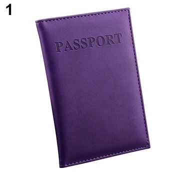 Travel Passport ID Card Cover Holder Case Faux Leather Protect Skin Organizer