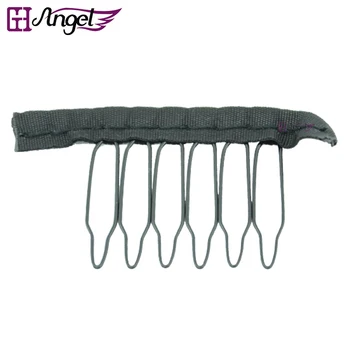 

Wholesale 500pcs 6 Teeth Metal Wig Comb Clips for Fixing Wigs/ Hair Wefts Lace Wigs/Toupee/Hairpieces DIY Making Tools