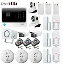 SmartYIBA APP Control WIFI GSM Home Security Alarm System Fire Smoke Detector Waterproof Outdoor Network Camera