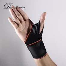 Регулируемая повязка на запястье обмоточный ремень бандаж поддерживает Компрессионные спортивные перчатки для занятий тяжелой атлетикой защита для запястий браслет