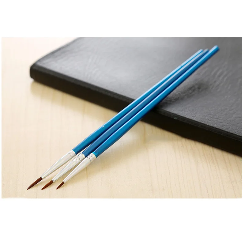 20 Pcs/Set Fine Hand Painted Thin Hook Line Pen Blue Art Supplies Drawing Art Pen Paint Brush Nylon Brush Painting Pen 2