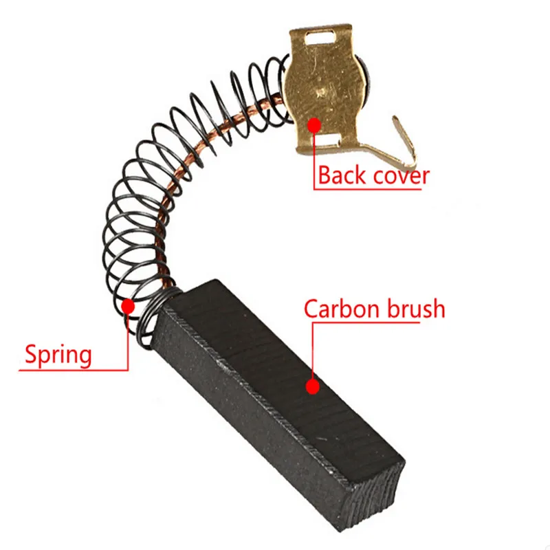 Запчасти для пылесосов, пылесос, пара моторов, Угольная щетка, водяной вентилятор, моторная щетка в сборе с 2 угольными щетками