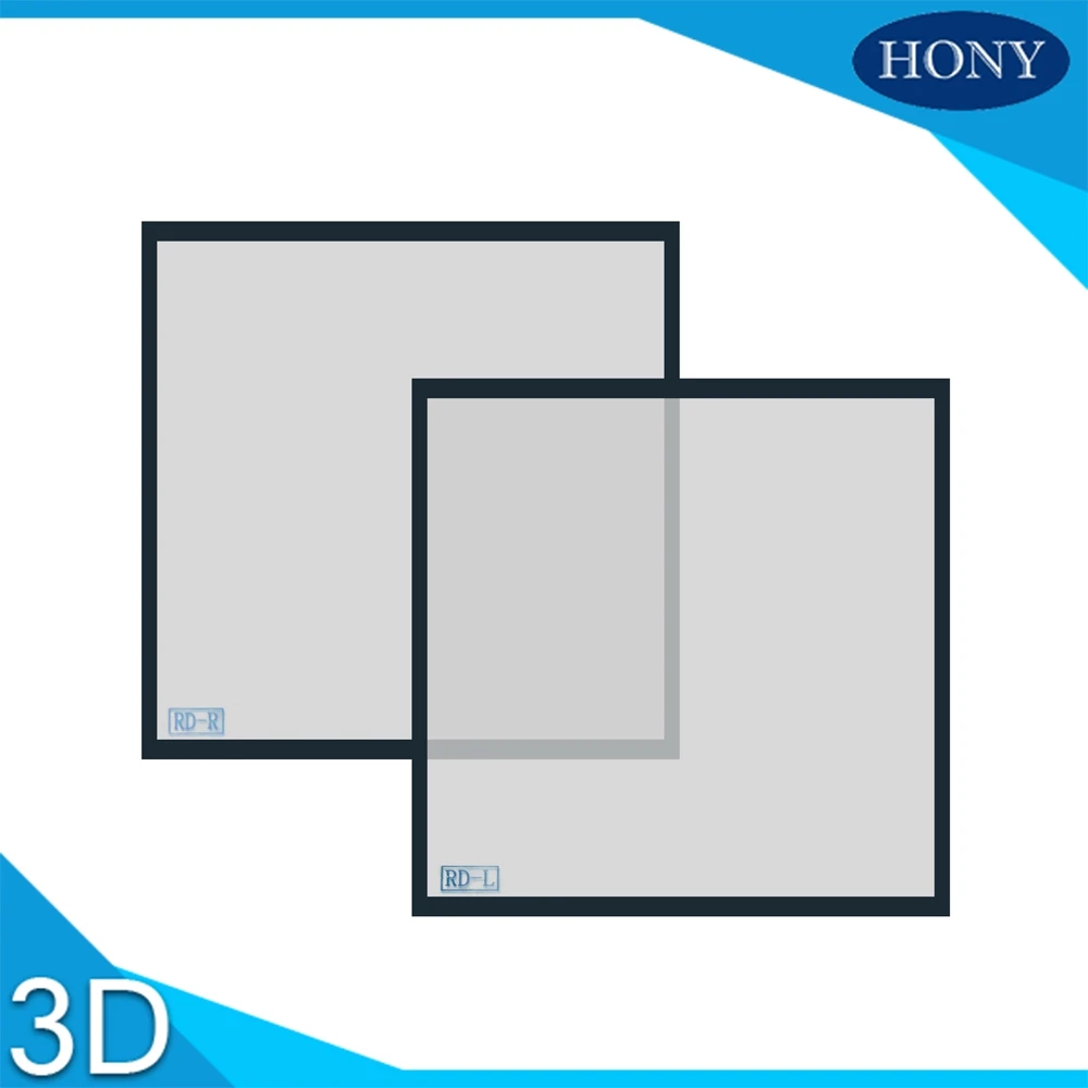 Квадратный 10*10 см/12*12 см поляризатор проекция для lcd/DLP 3D поляризационные фильтры, круговой 3D поляризационные фильтры для проекторов