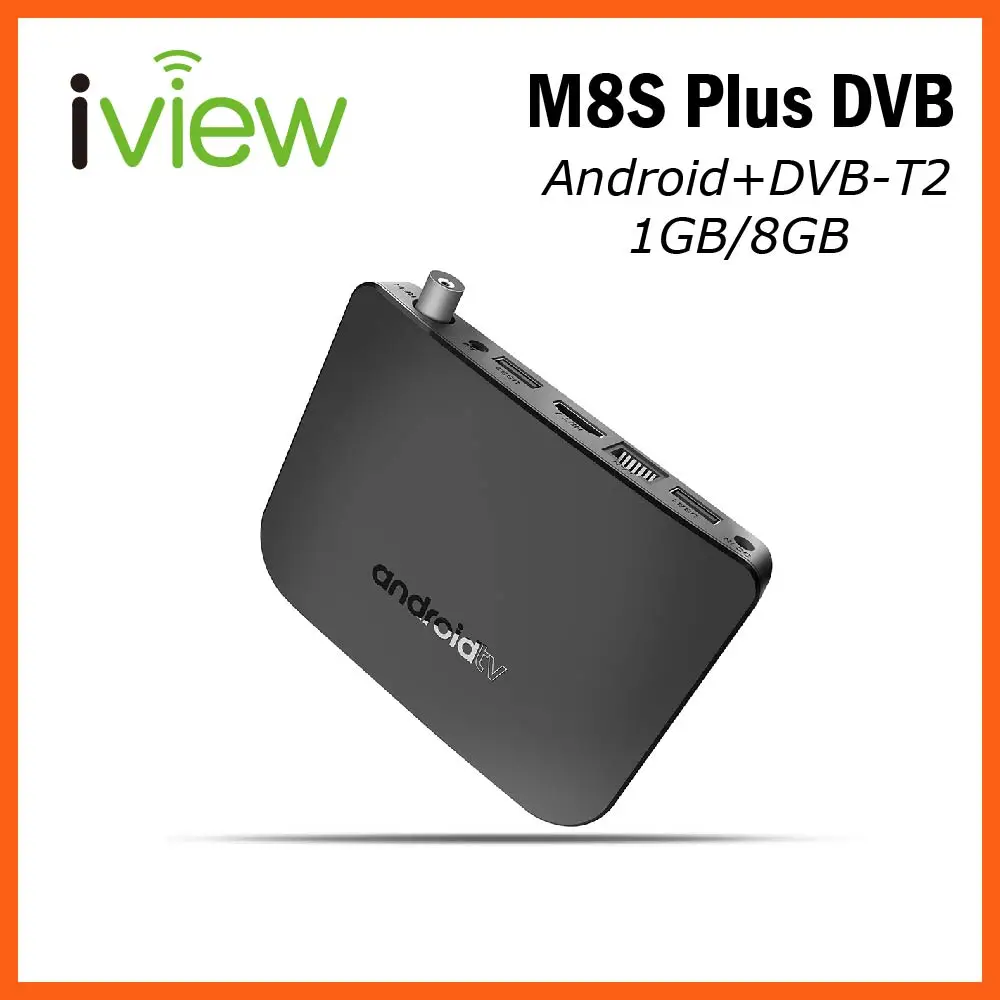 

M8S Plus DVB-T2 Android DVB Box support DVB-T2/T Amlogic S905D Quad Core 1G RAM 8G ROM Android 7.1 Built-in 2.4G WiFi 100M LAN
