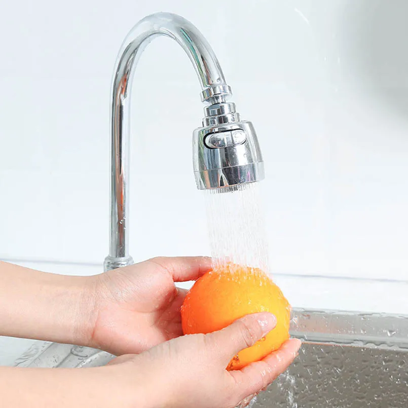 

ABS Faucet Splash Nozzle 360 Degree Rotatable Water-saving Shower Valve Filter Two Water-outlet Bathroom Kitchen Accessories