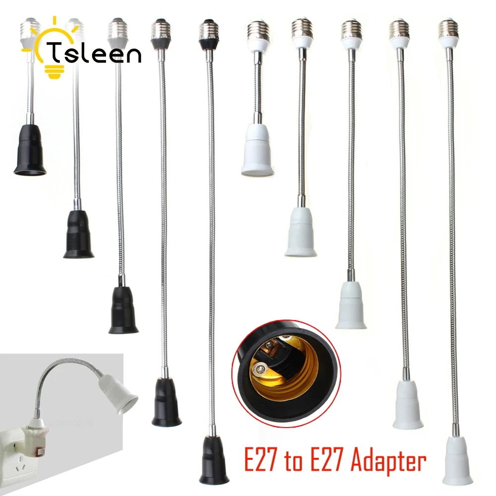 220V 110V Flexible Extension Adapter Socket Converter 30 40 50 60cm