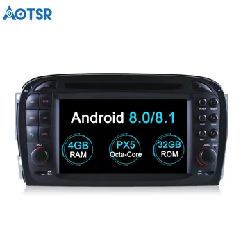 

Aotsr Android 8.0 Car GPS Navigation Car Radio DVD Player Headunit For Mercedes Benz SL R230 SL500 2001-2007 Multimedia Satnav