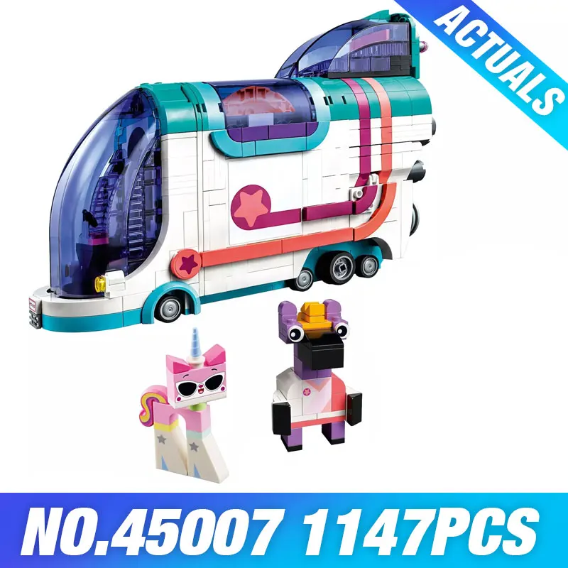 

45007 Creative Toys The 70828 Pop-Up Party Bus Set Building Blocks Bricks Educational Assembly Toys Kids Christmas Gifts
