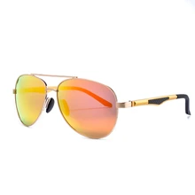 De alta Calidad gafas de Sol Hombres Deportes Lente Revestida De Aluminio Marco de la Aleación de Estilo Piloto Para Hombre Gafas Gafas de Sol Gafas Masculino