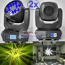 2 xLot супер луч движущийся 6x25 Вт Здравствуйте te светодио дный лампа луч мыть DJ сценическое освещение 12/20 DMX каналы Здравствуйте-качество Лидер продаж Вт 135 Вт дизайн